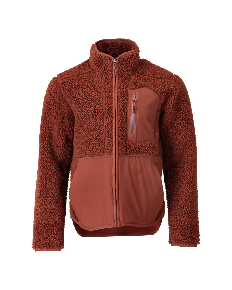 Jas met rits 22303 - 24 - herfstrood