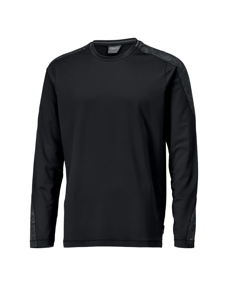 T-shirt lange mouwen 22481 - 09 - zwart