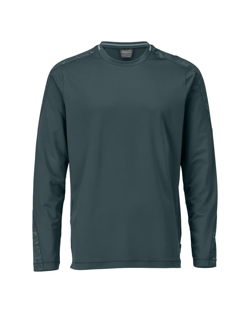 T-shirt lange mouwen 22481 - 34 - bosgroen