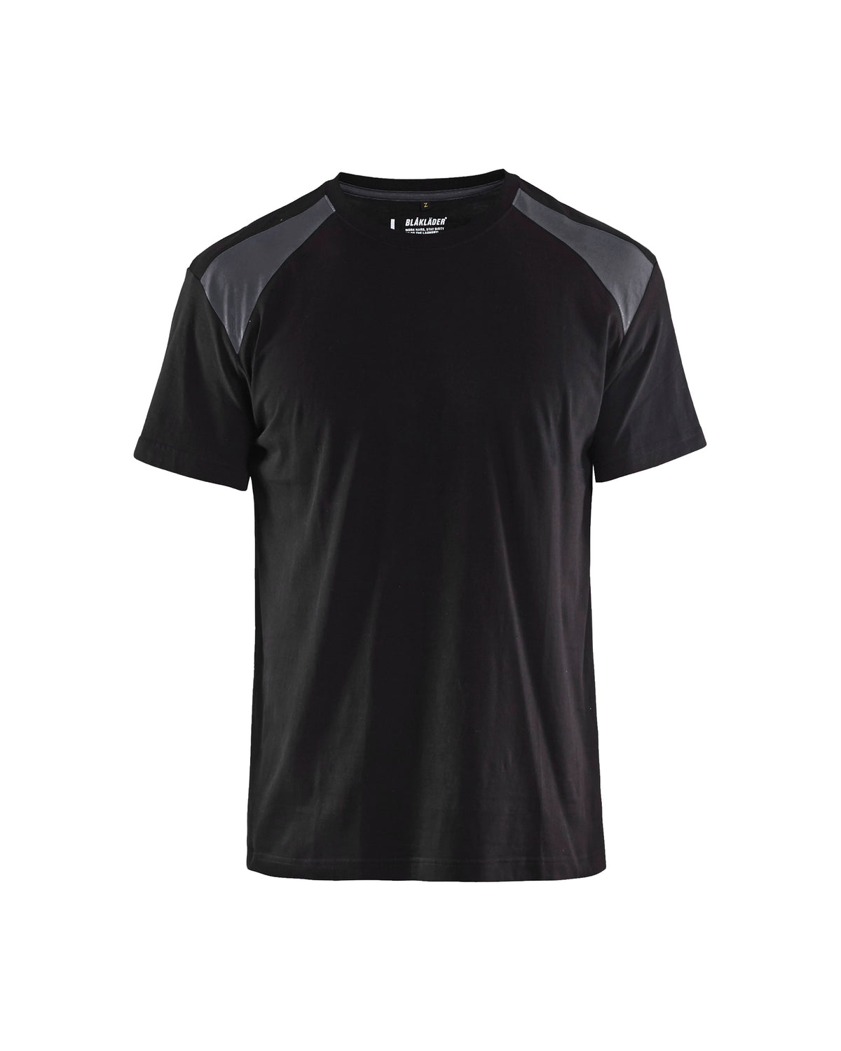 T-shirt Industrie 3379 - Zwart/Medium grijs