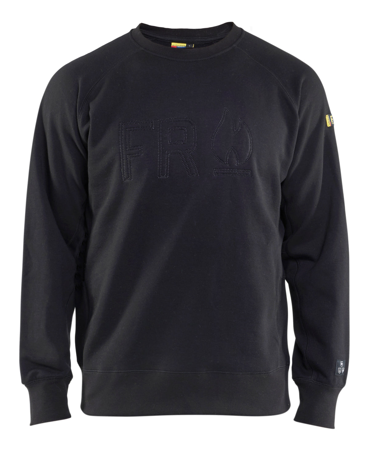Sweatshirt Vlamvertragend 3477 - Zwart