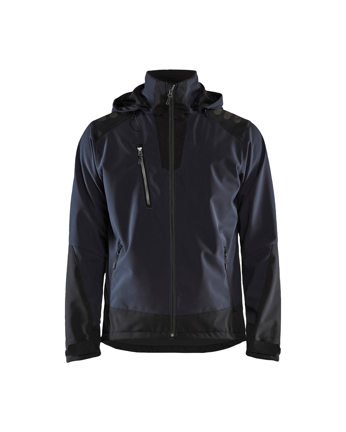 Softshell Jack 4749 - Donker marineblauw/Zwart