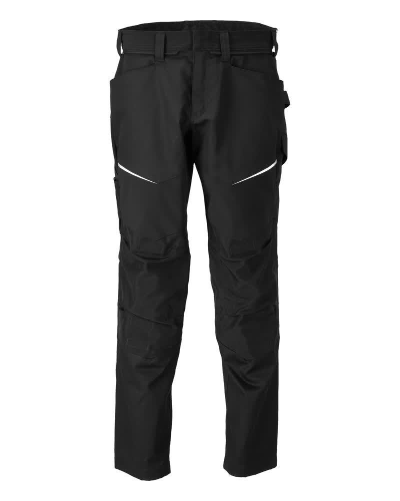 Broek met kniezakken 26079 - 09 - zwart