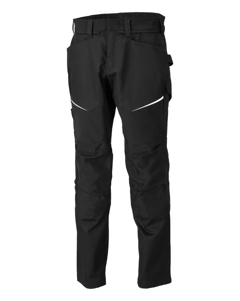 Broek met kniezakken 26079 - 09 - zwart
