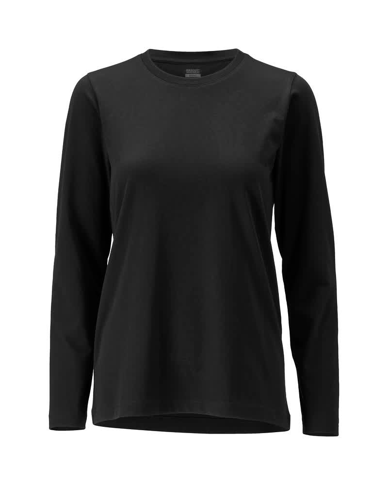 T-shirt lange mouwen Crossover Dames 26091 - 90 - diepzwart