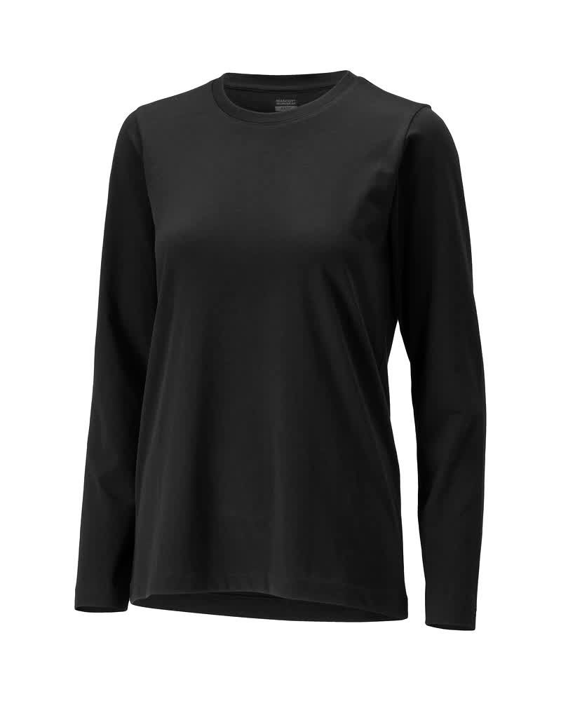 T-shirt lange mouwen Crossover Dames 26091 - 90 - diepzwart