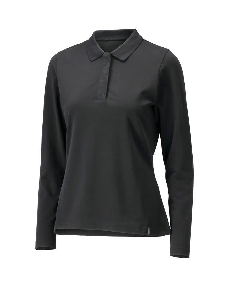 Poloshirt lange mouwen Dames 26093 - 90 - diepzwart