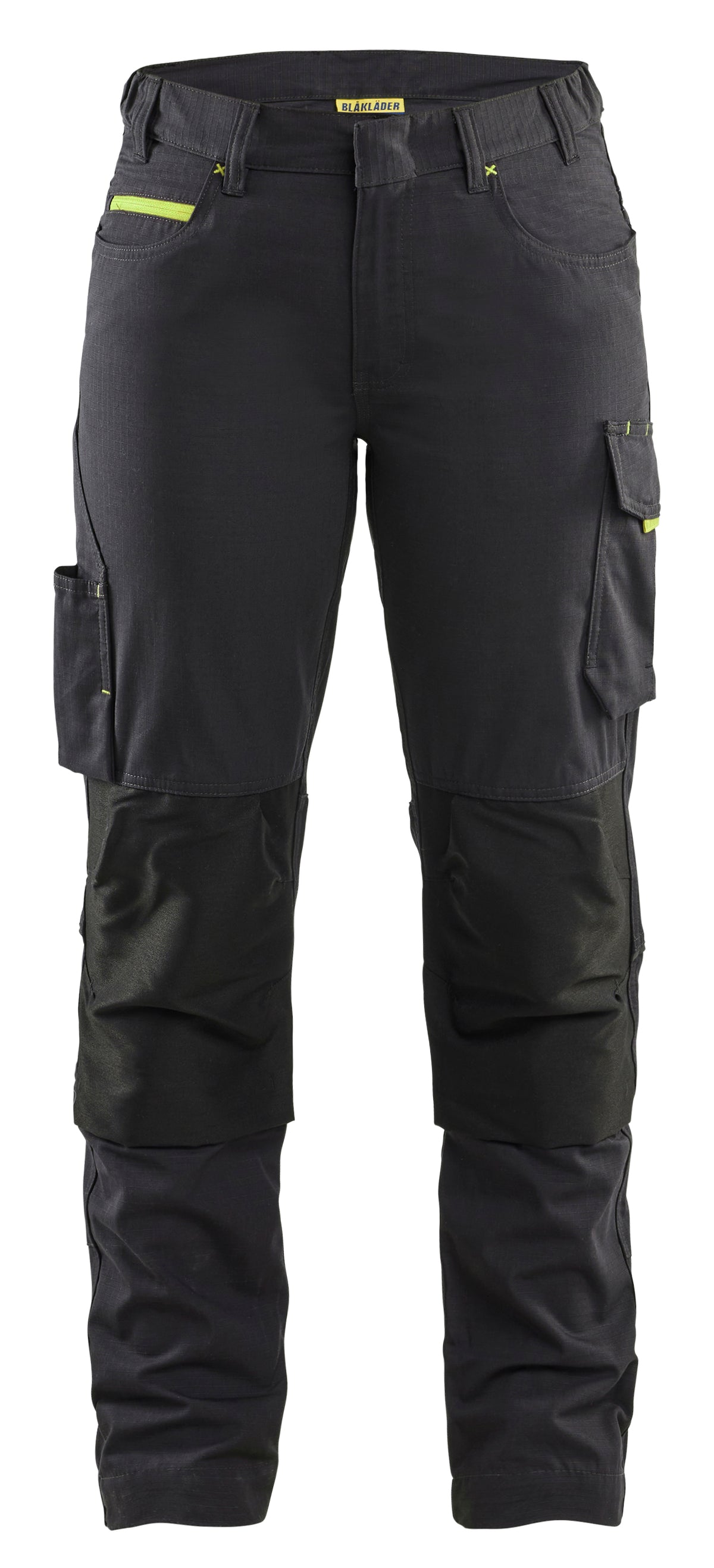 Service Werkbroek Stretch Dames 7195 - Zwart/High Vis Geel