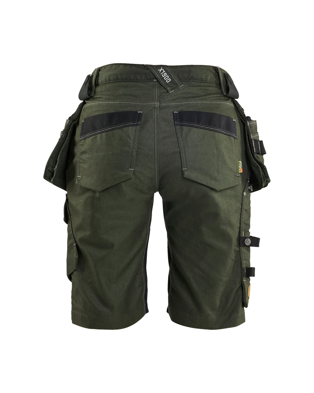 Short X1900 Dames - Donker herfstgroen/Zwart