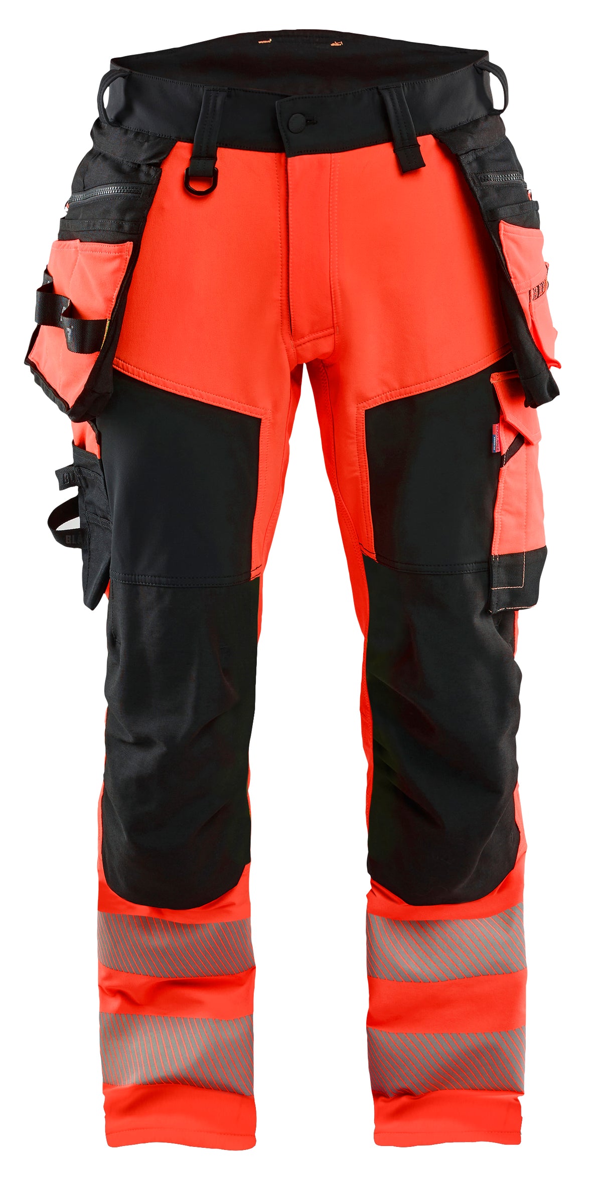 Werkbroek High-Visibility 1122 - High Vis Rood/Zwart