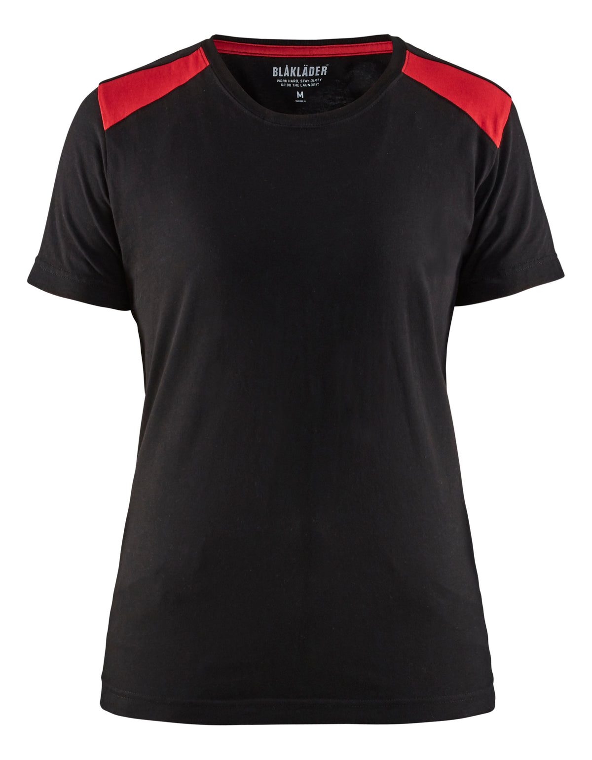 T-shirt Dames 3479 - Zwart/Rood