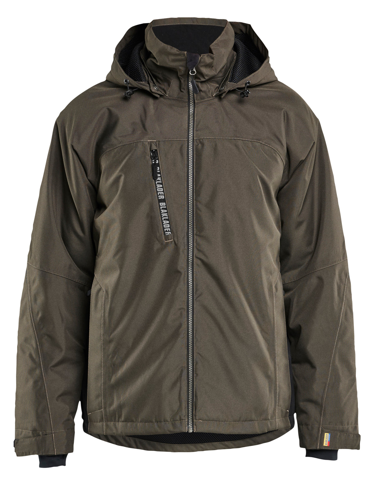 Lichtgewicht winterjas 4890 - groen/zwart