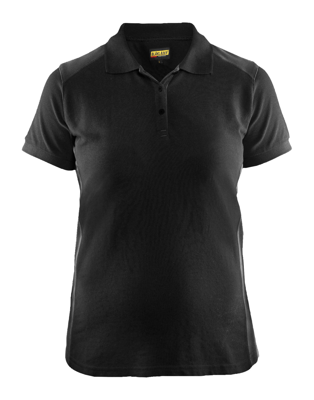 Poloshirt Dames 3390 - Zwart/Donkergrijs