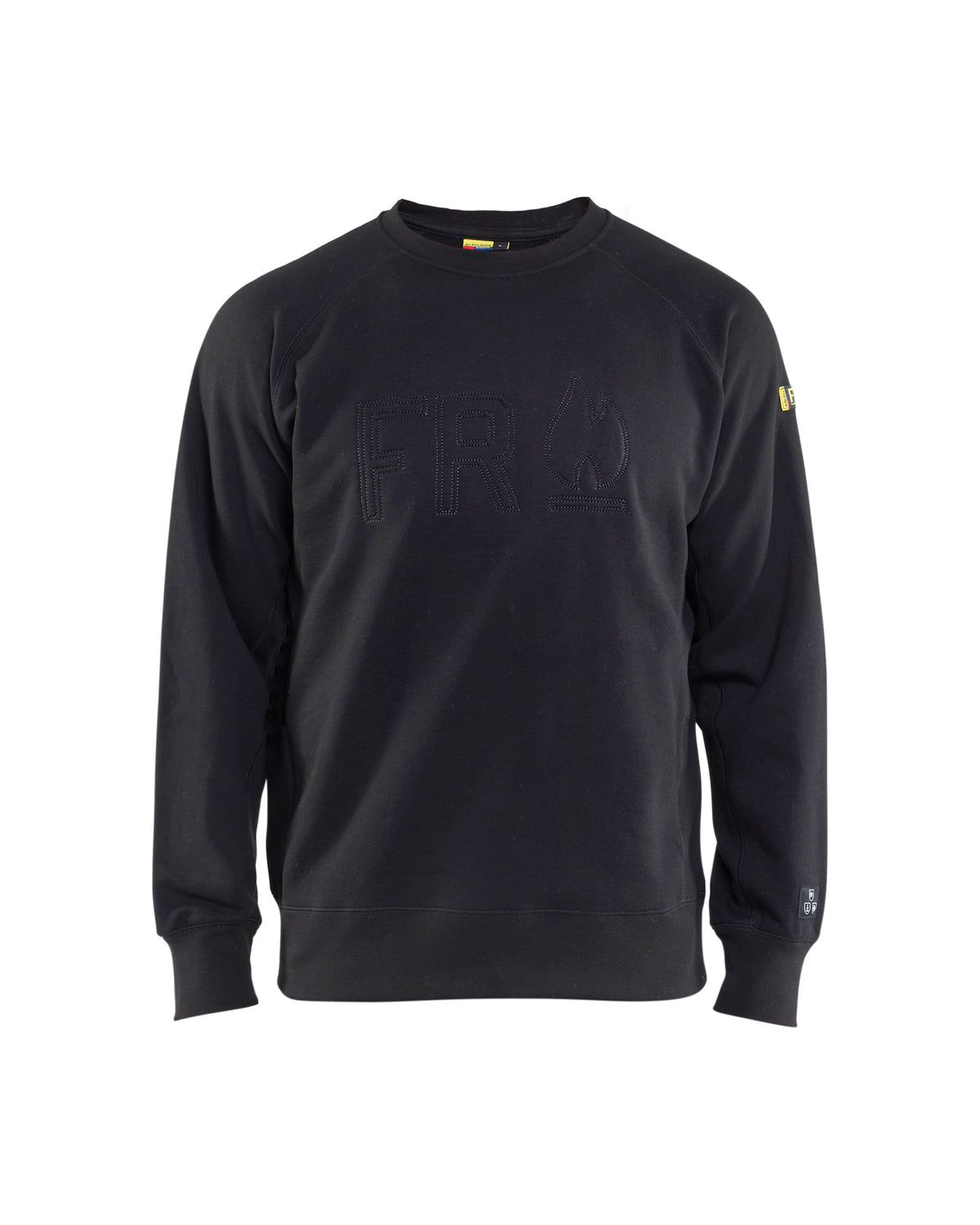 Sweatshirt Vlamvertragend 3477 - Zwart