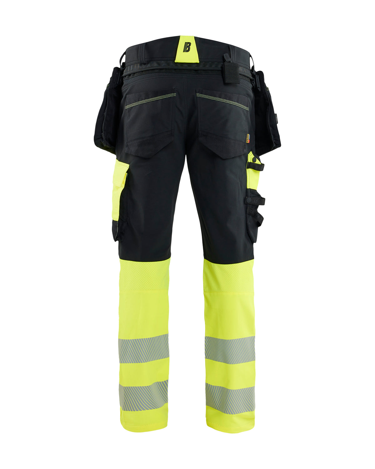 High-Visibility Werkbroek ToolRig - Zwart/High Vis Geel