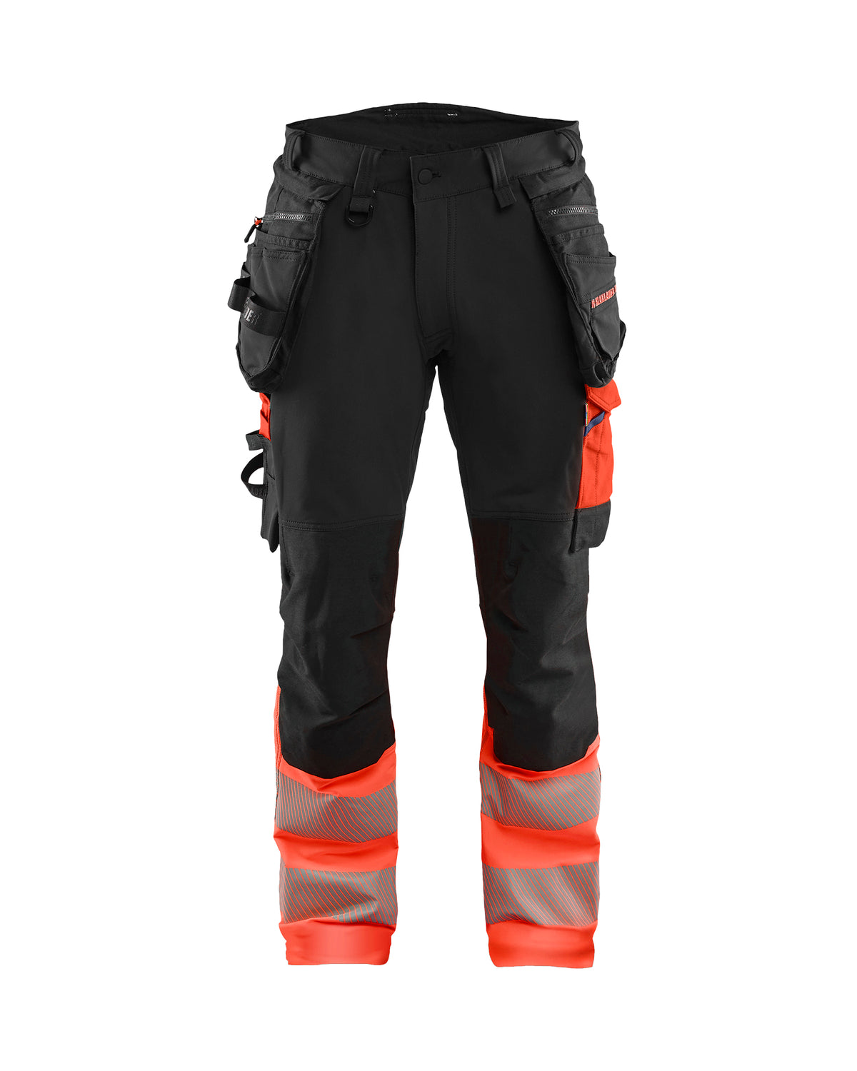 High-Visibility Werkbroek 1125 - Zwart/High Vis Rood