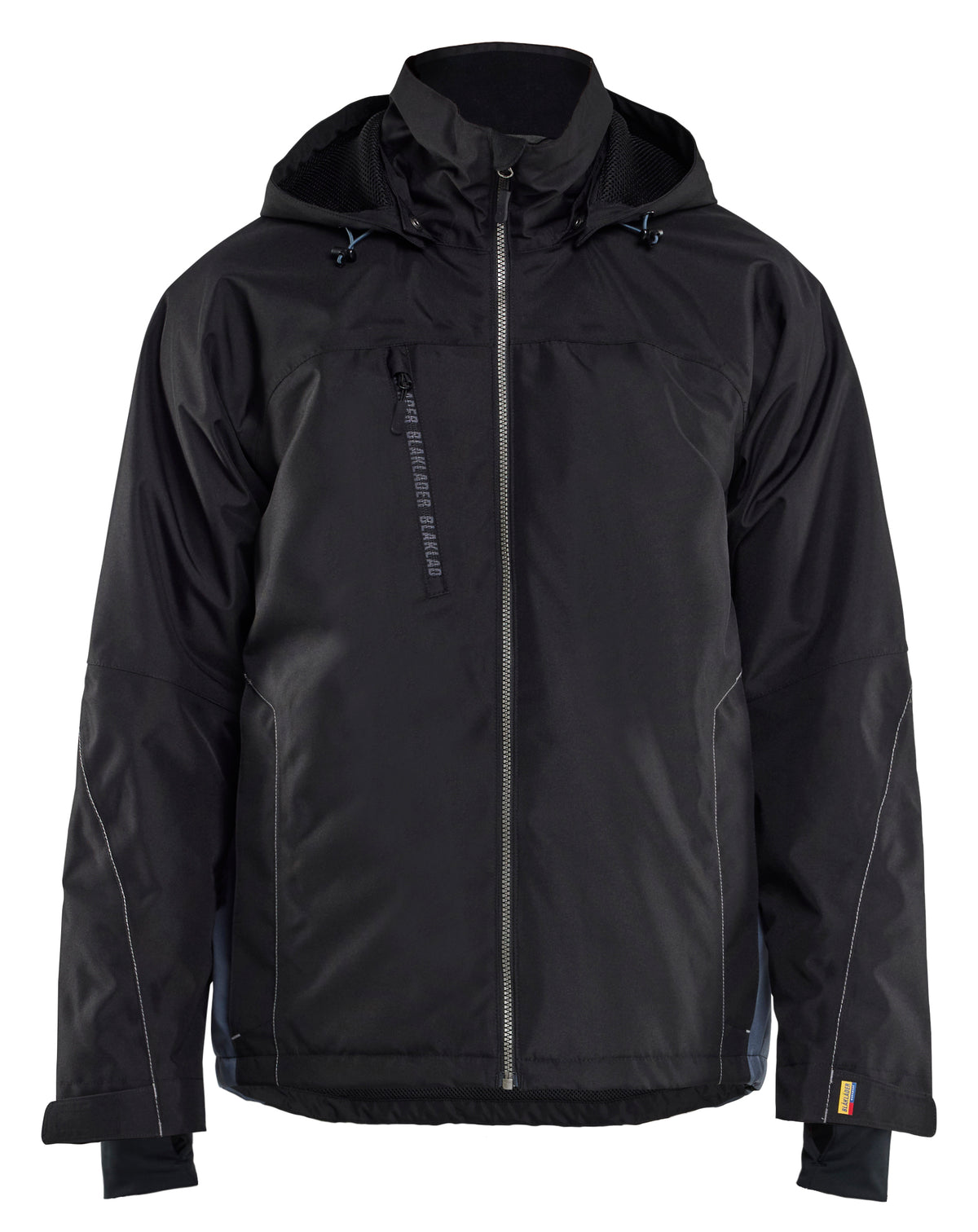 Lichtgewicht winterjas 4890 - Zwart/Grijs