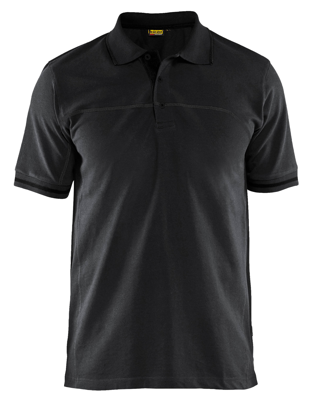 Poloshirt 3389 - Zwart/Donkergrijs