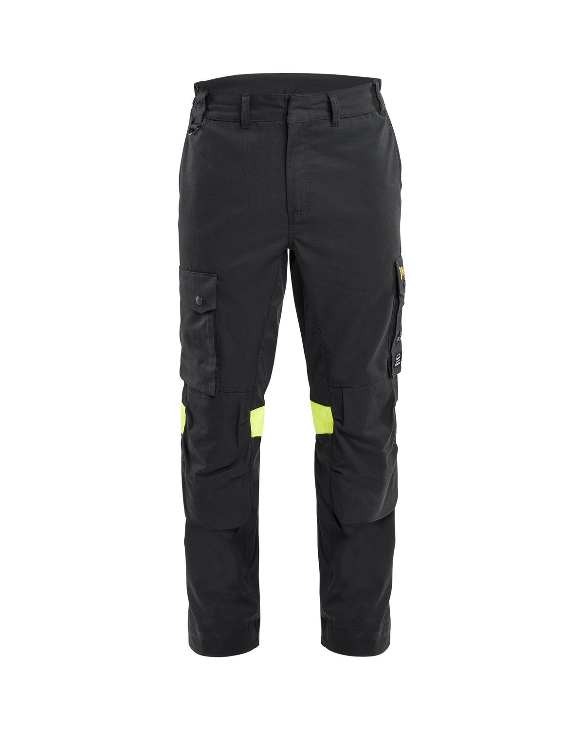 Werkbroek Multinorm Vlamvertragend 1417 - Zwart/High Vis Geel