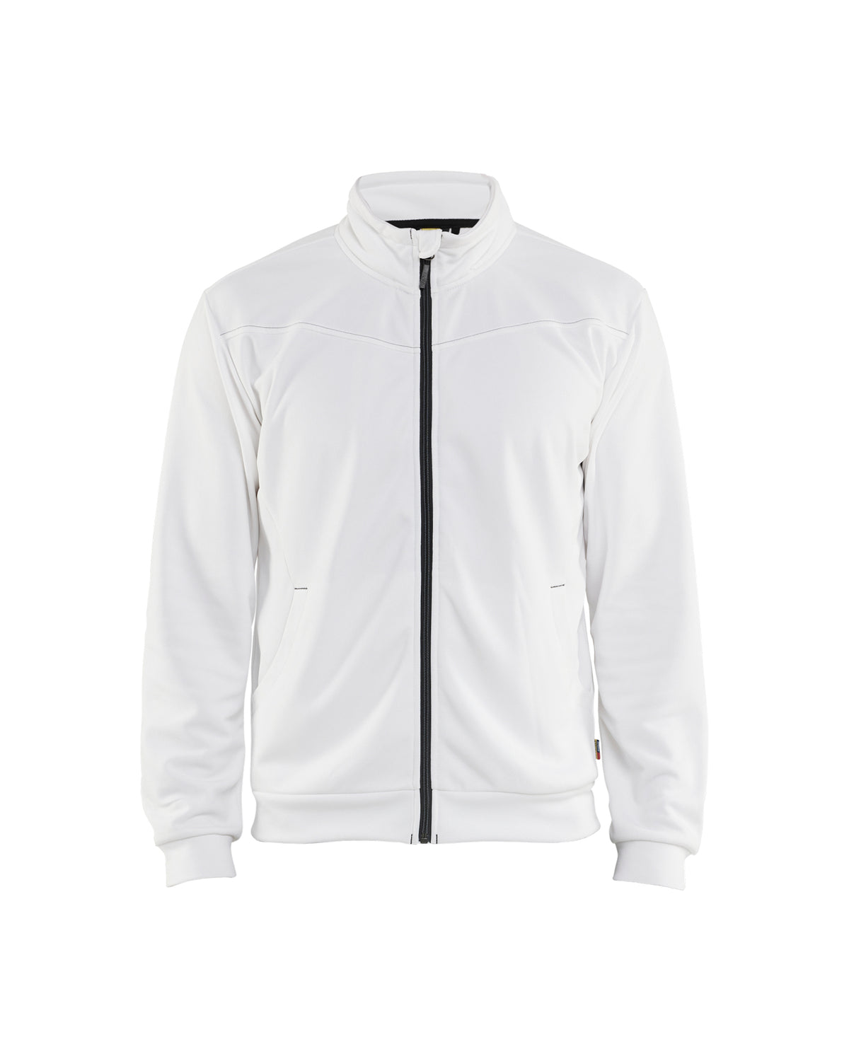 Sweatshirt met rits 3362 - Wit/Donkergrijs