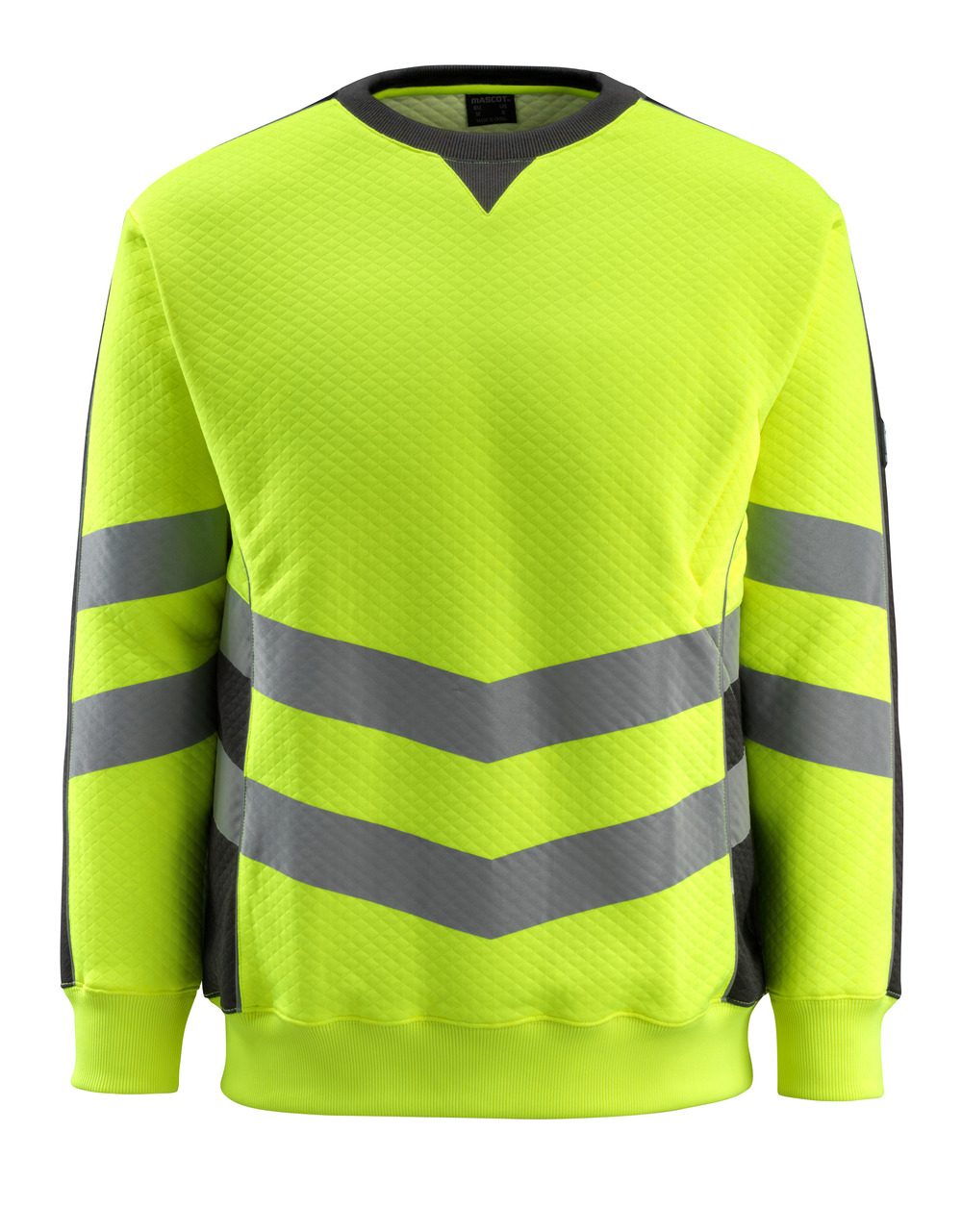 Sweatshirt 50126 - 1709 - hi-vis geel/zwart