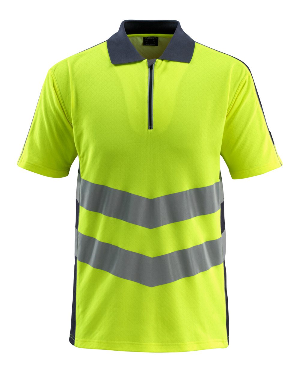 Poloshirt 50130 - 17010 - hi-vis geel/donkermarine