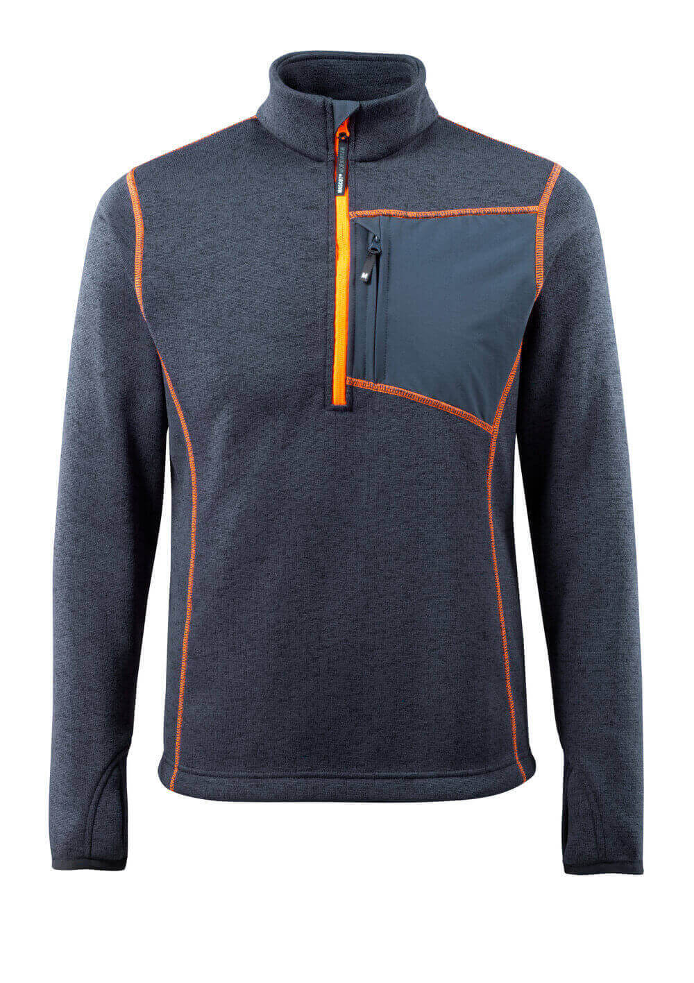 MASCOT Unisex Gebreide Trui met Korte Rits