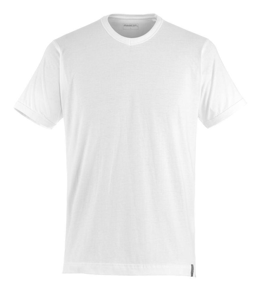 T-shirt met V-hals 50415 - 06 - wit