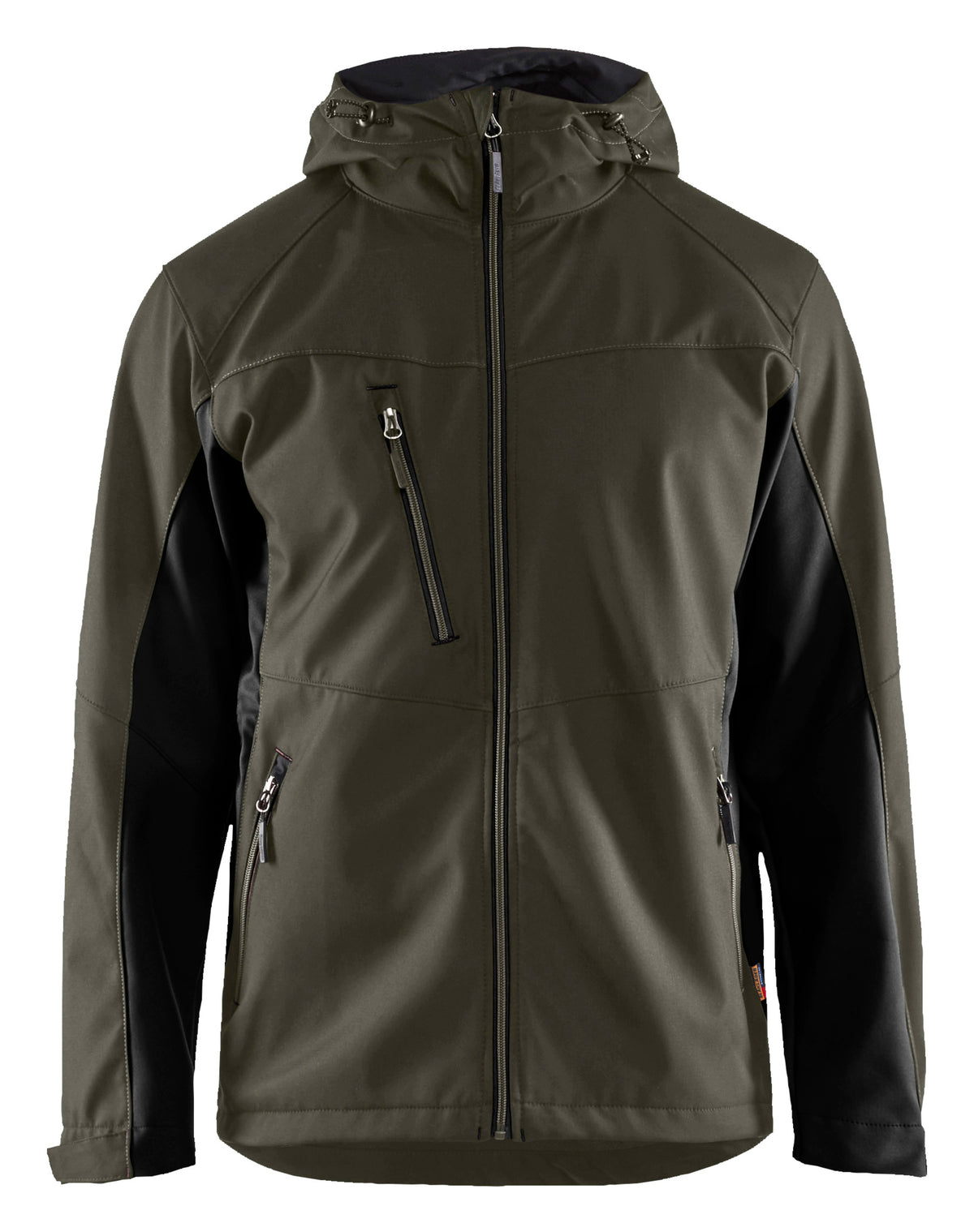 Softshell jack 4753 - groen/zwart