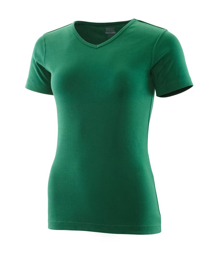 T-shirt met V-hals Dames 51584 - 03 - groen
