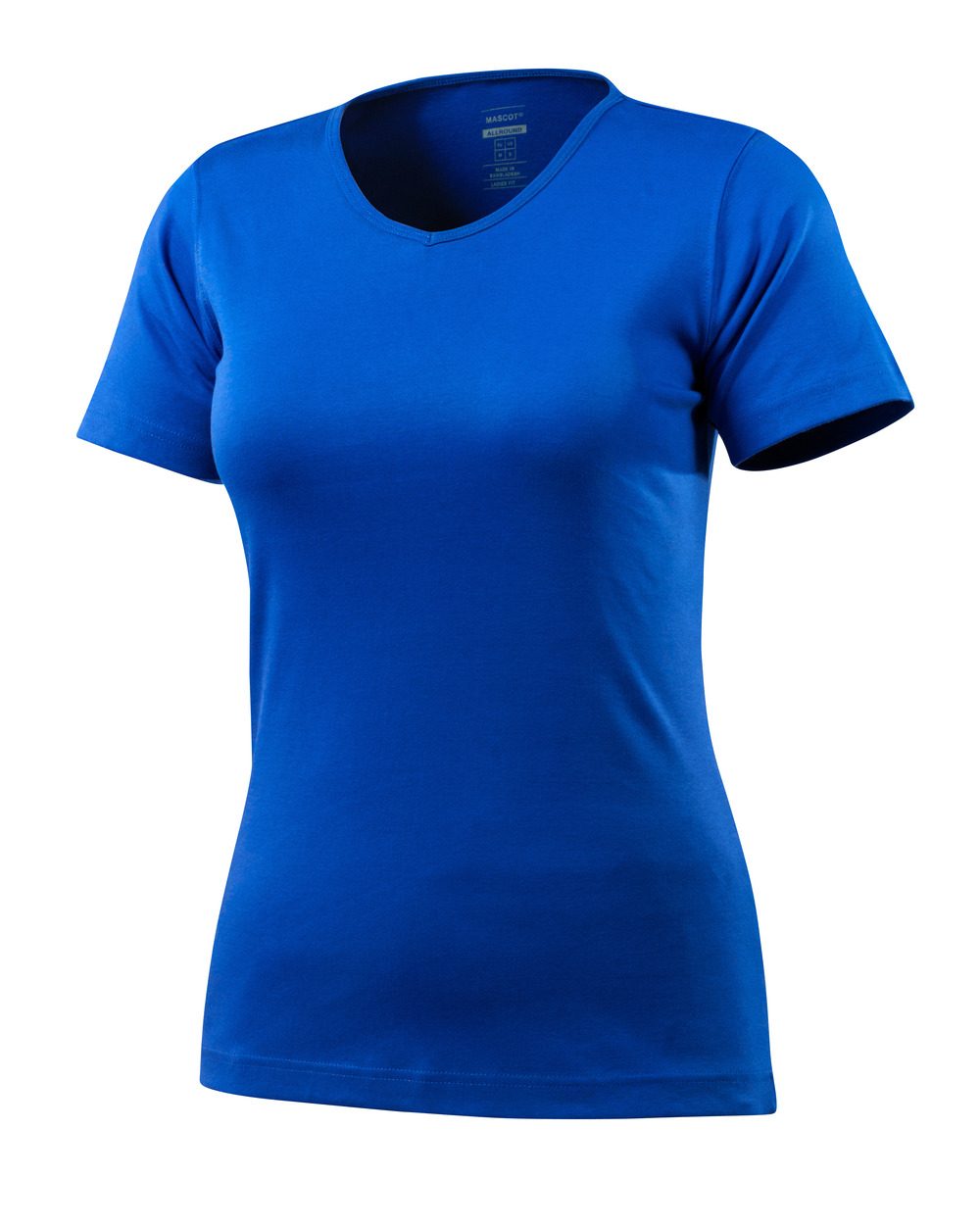 T-shirt met V-hals Dames 51584 - 11 - korenblauw