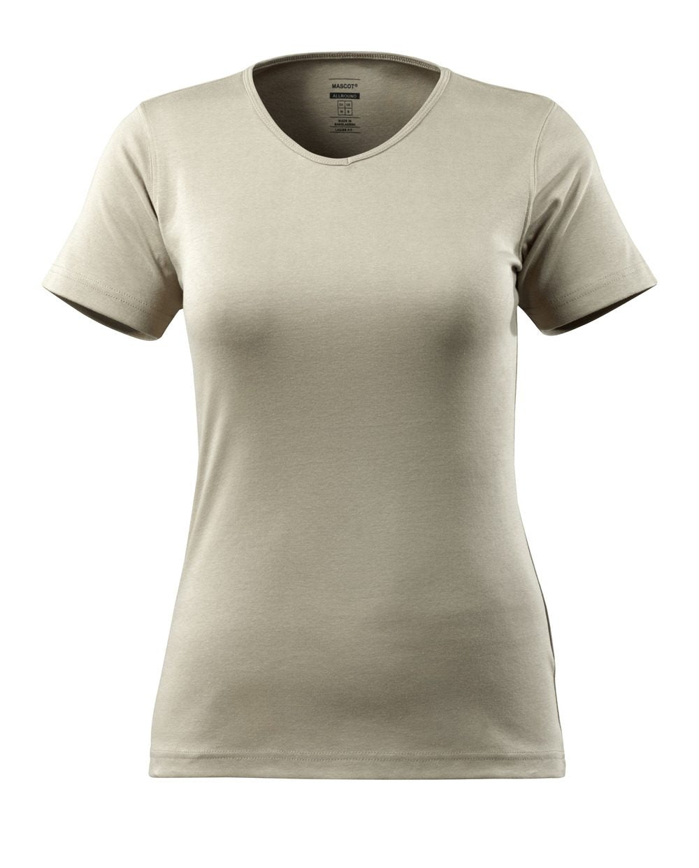 T-shirt met V-hals Dames 51584 - 55 - lichtkhaki
