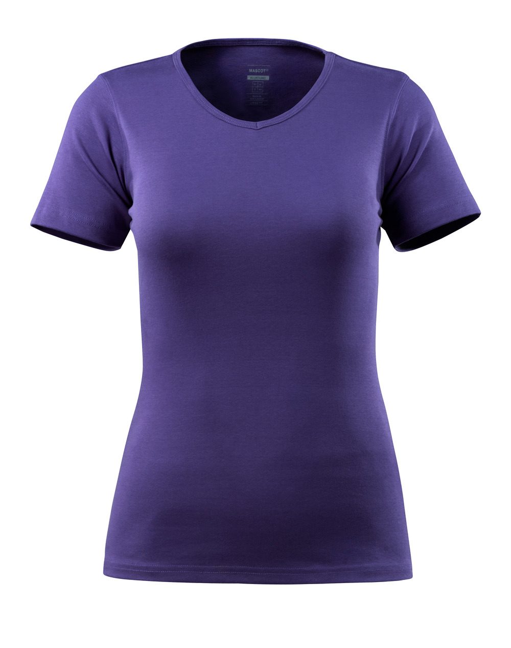 T-shirt met V-hals Dames 51584 - 95 - paarsblauw