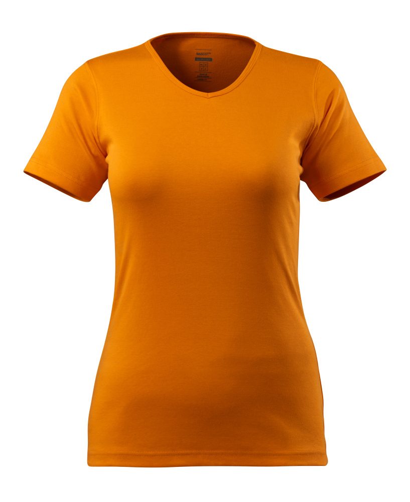 T-shirt met V-hals Dames 51584 - 98 - helder oranje