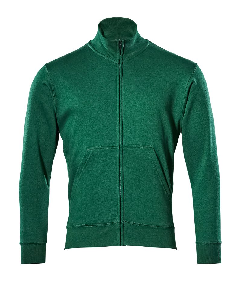 Sweatshirt met rits 51591 - 03 - groen