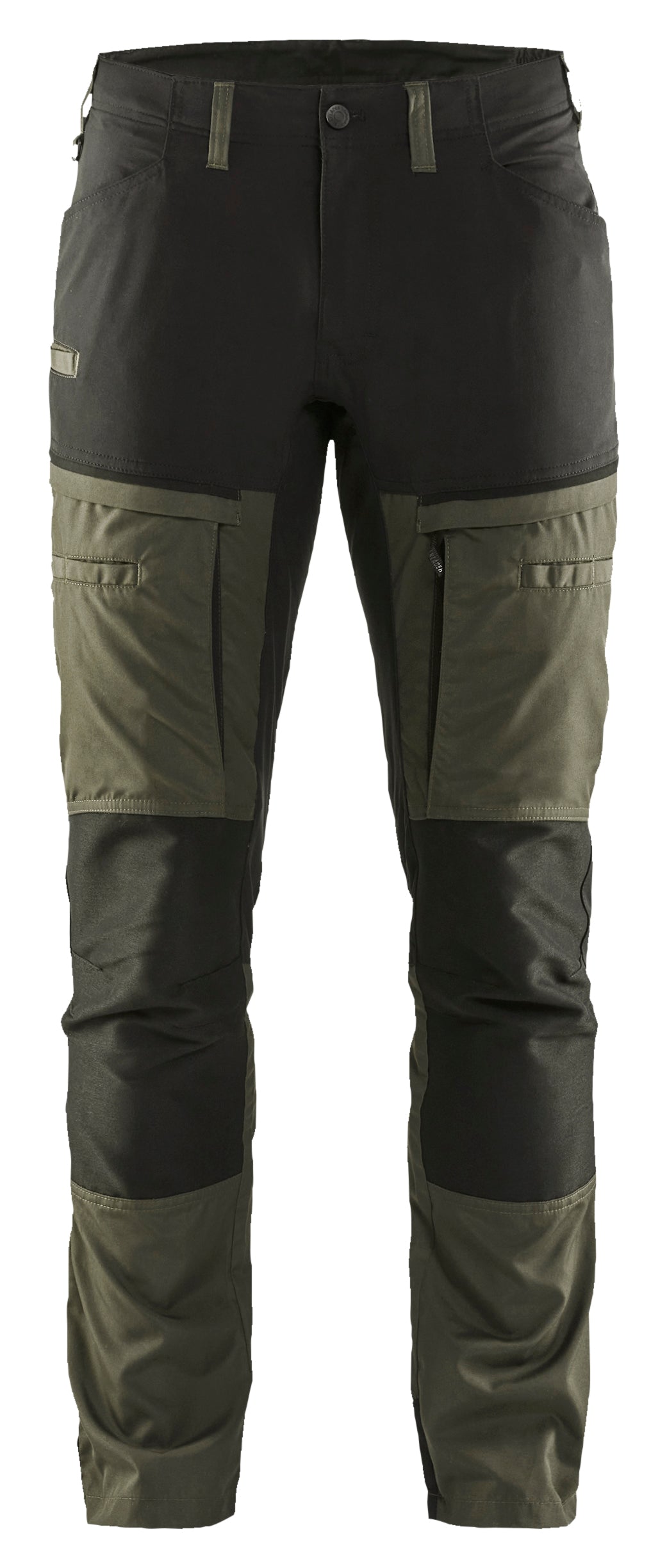 Service Werkbroek Stretch 1456 - groen/zwart