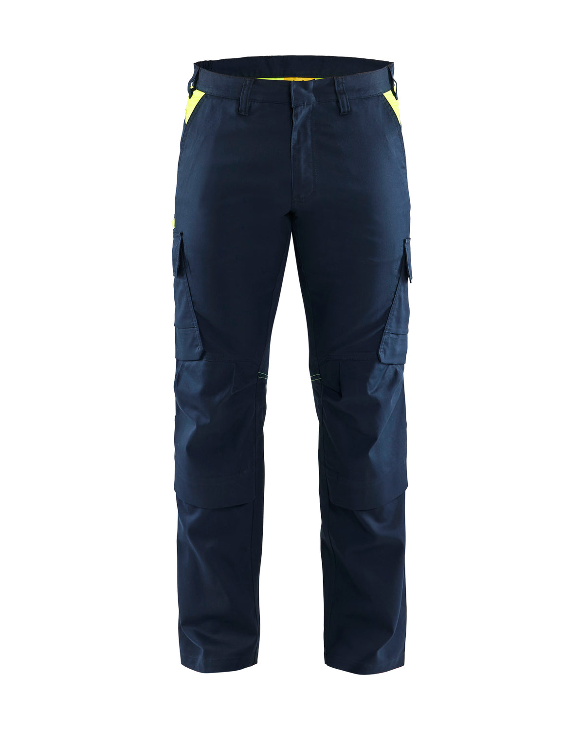 Werkbroek Industrie 1448 - Donker marineblauw/High Vis Geel