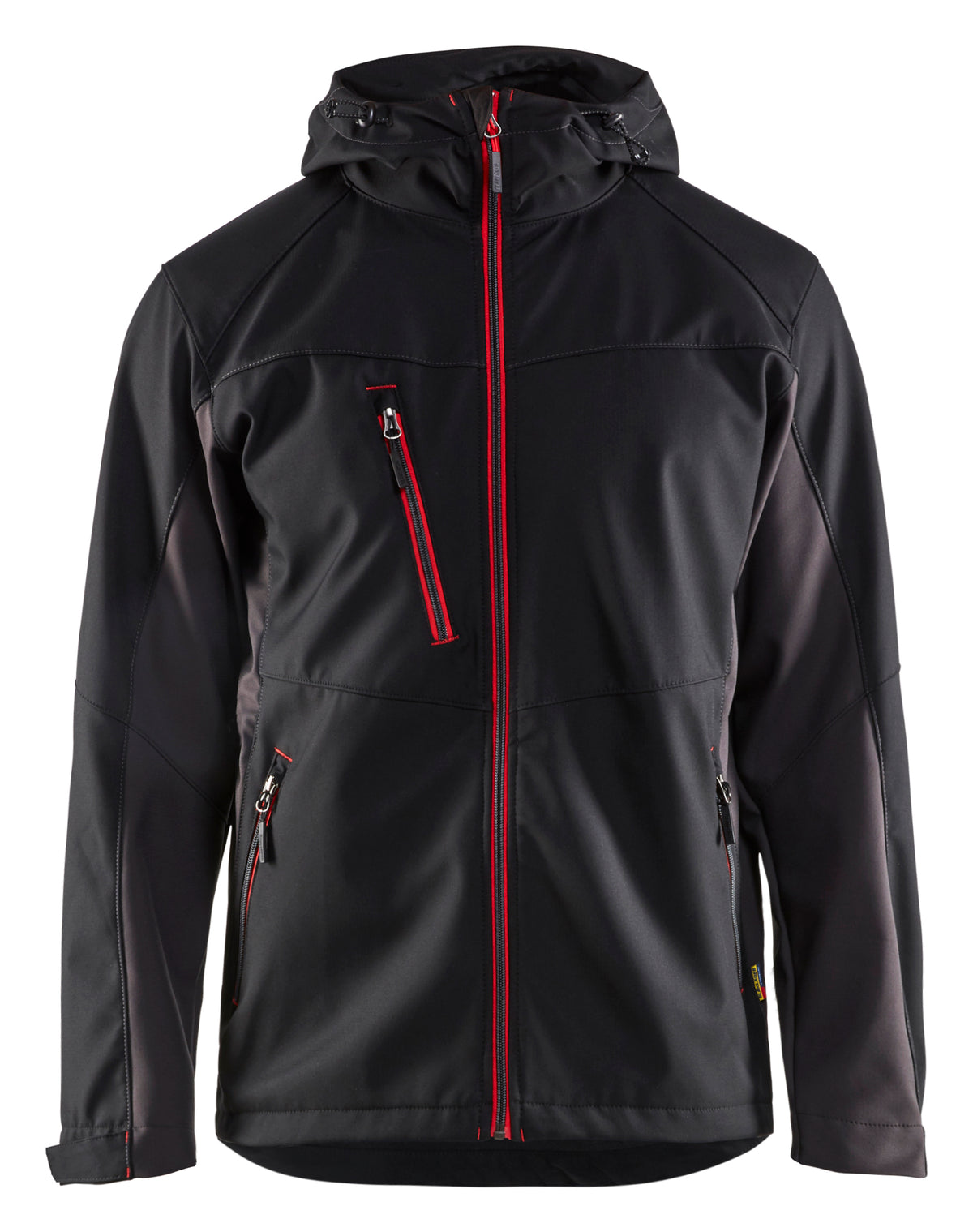 Softshell jack 4753 - Zwart/Rood