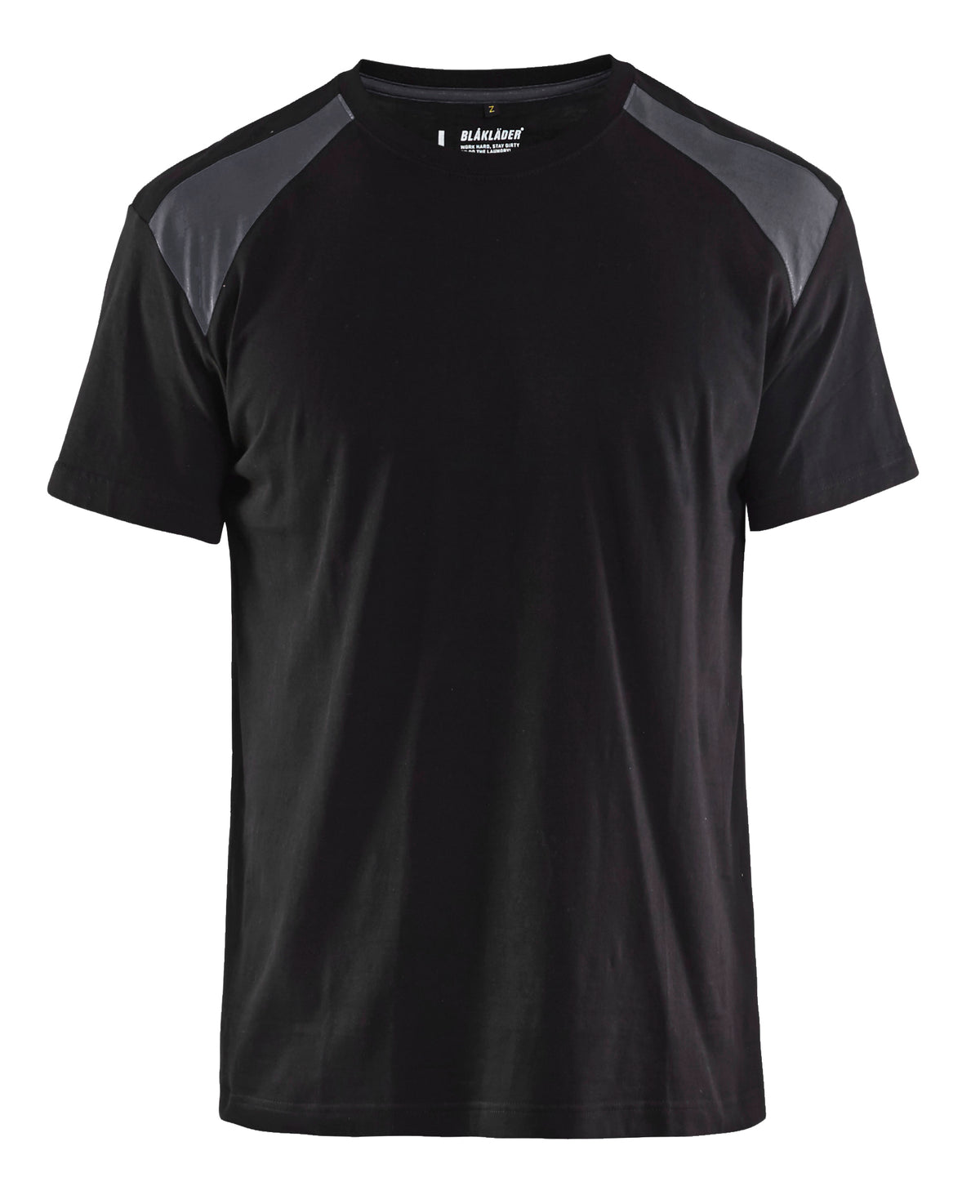T-shirt Industrie 3379 - Zwart/Medium grijs
