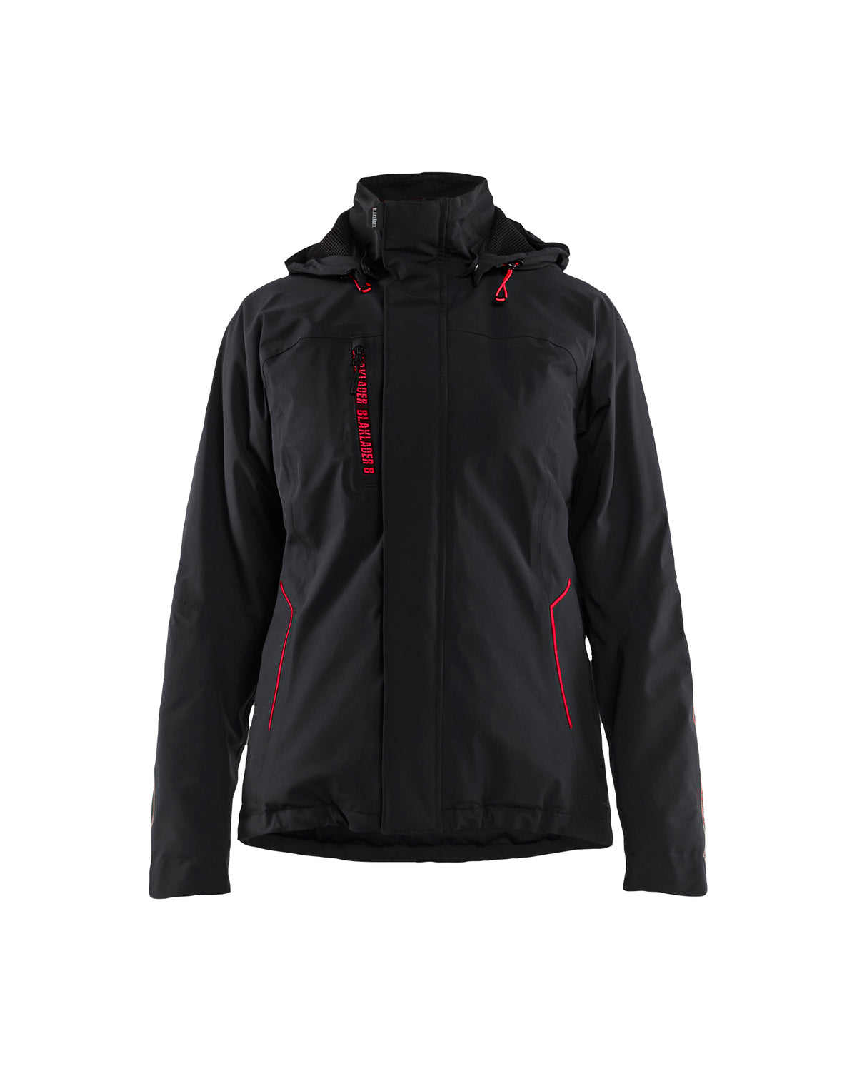 Winterjas Dames 4408 - Zwart/Rood