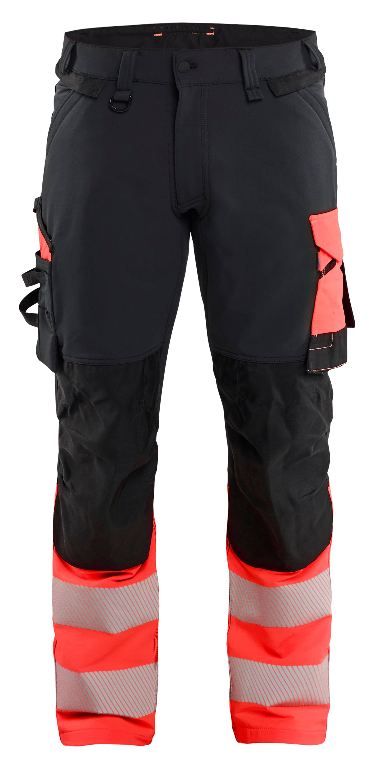 High-Visibility Werkbroek 1126 - Zwart/High Vis Rood