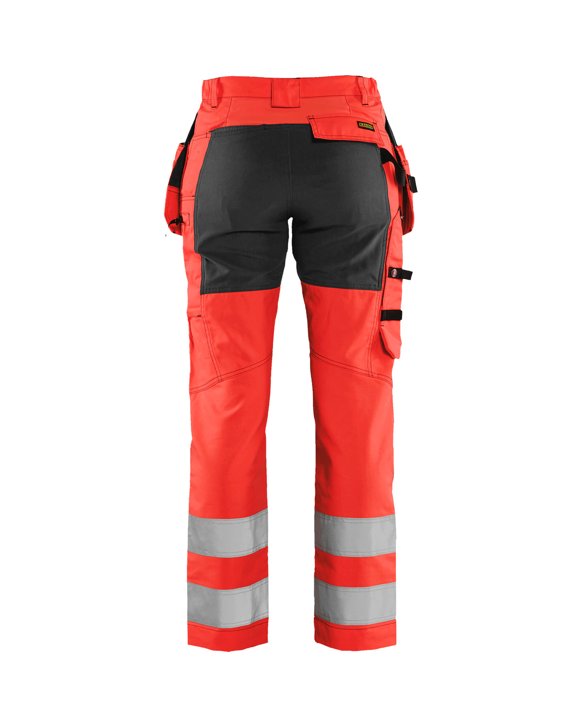 Werkbroek High-Visibility Dames 7163 - High Vis Rood/Zwart