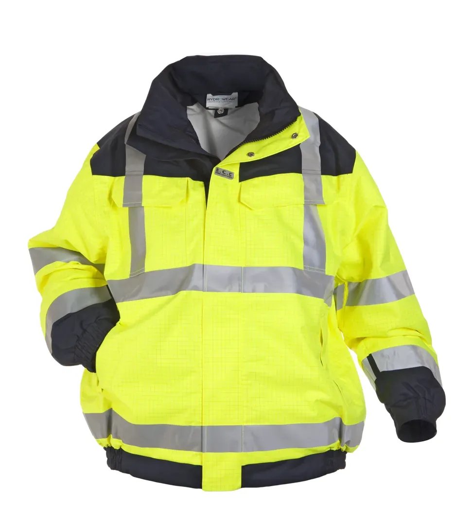 Hydrowear Hydrowear MOERS Pilotjack Multinorm ATEX Dark Slate Gray Fluor Geel - Marine / S,Fluor Geel - Marine / M,Fluor Geel - Marine / L,Fluor Geel - Marine / XL,Fluor Geel - Marine / XXL,Fluor Geel - Marine / 3XL,Fluor Geel - Marine / 4XL