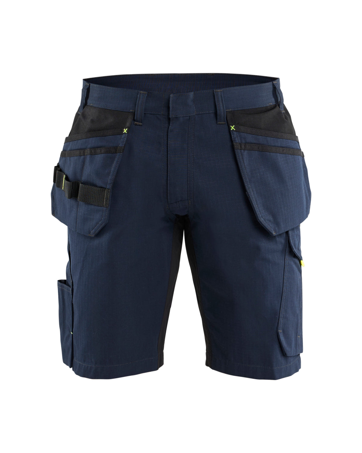 Service short 1494 - Donker marineblauw/High Vis Geel