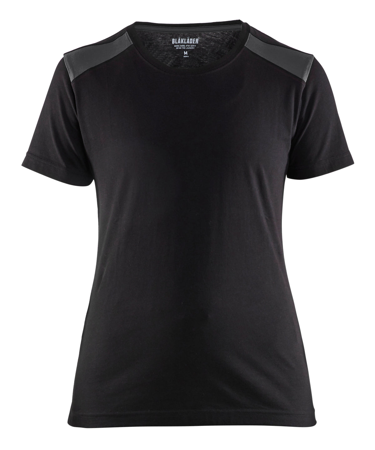 T-shirt Dames 3479 - Zwart/Donkergrijs