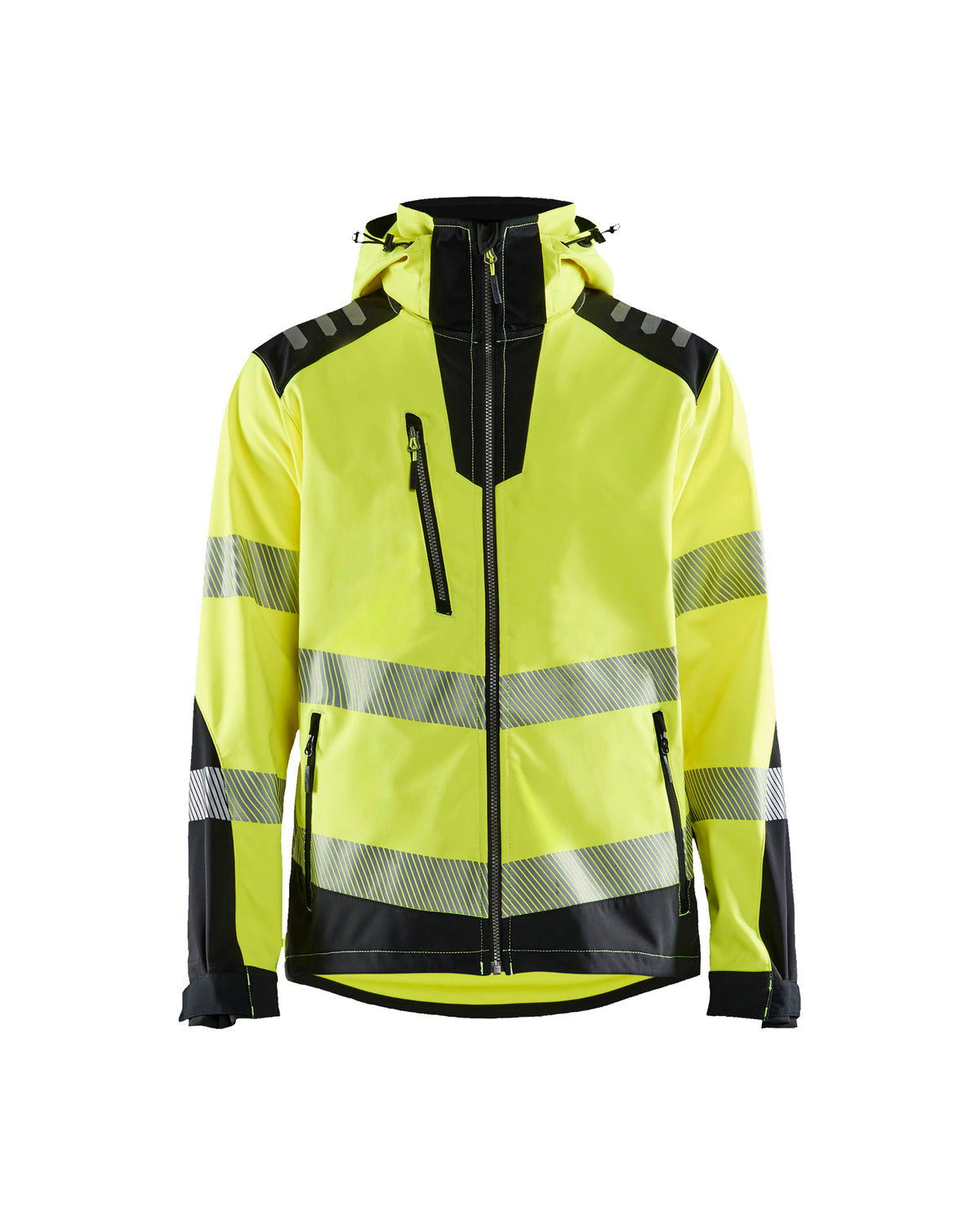 Softshell Jack High-Visibility 4491 - High Vis Geel/Zwart