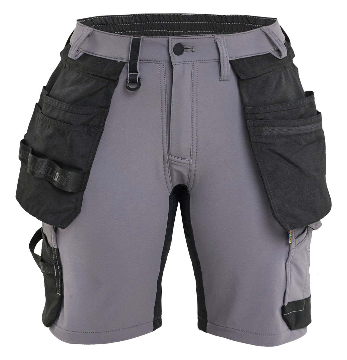 Werkshort Dames 7124 - Medium grijs/Zwart