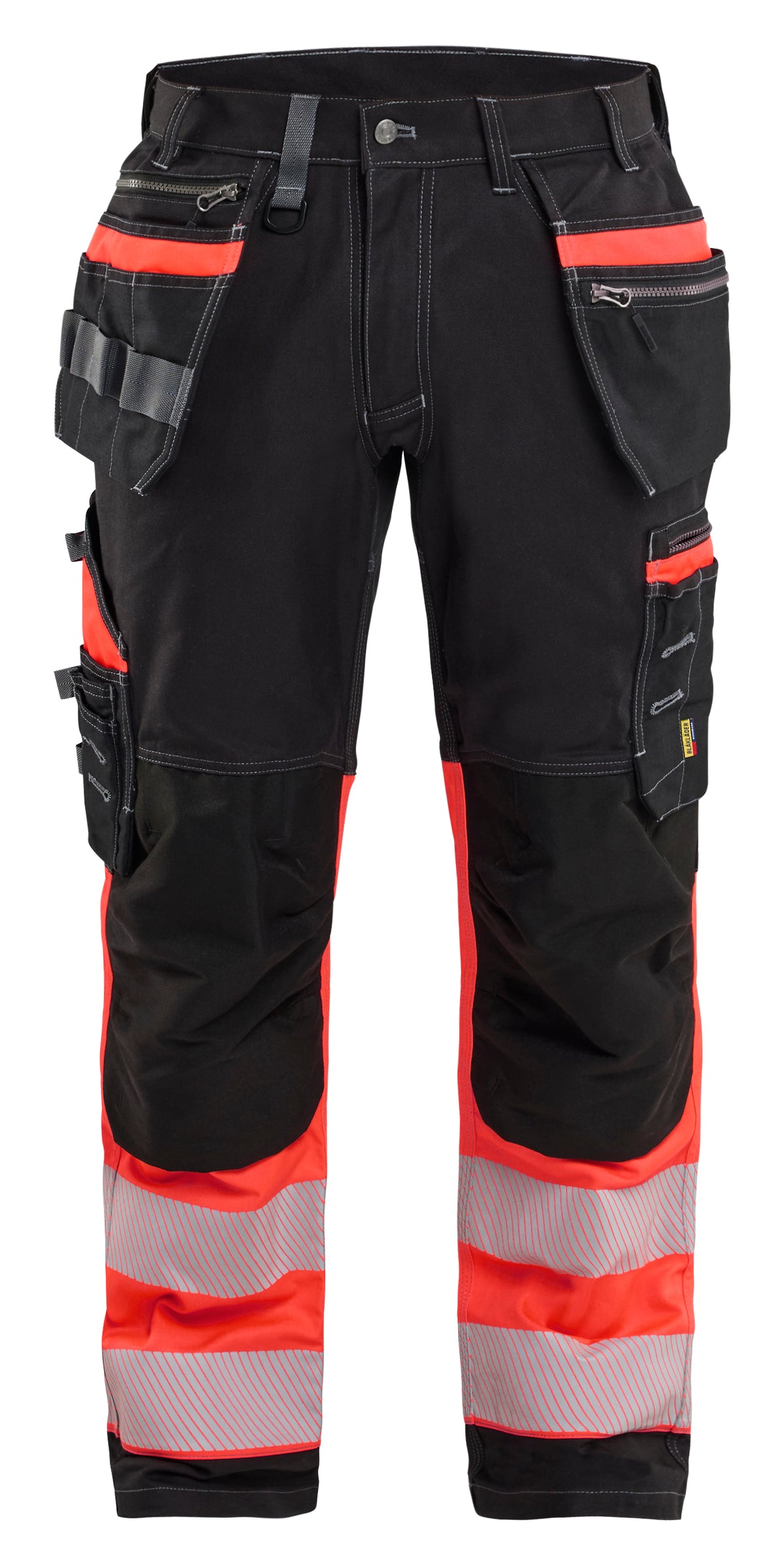 High-Visibility Werkbroek 1794 - Zwart/High Vis Rood