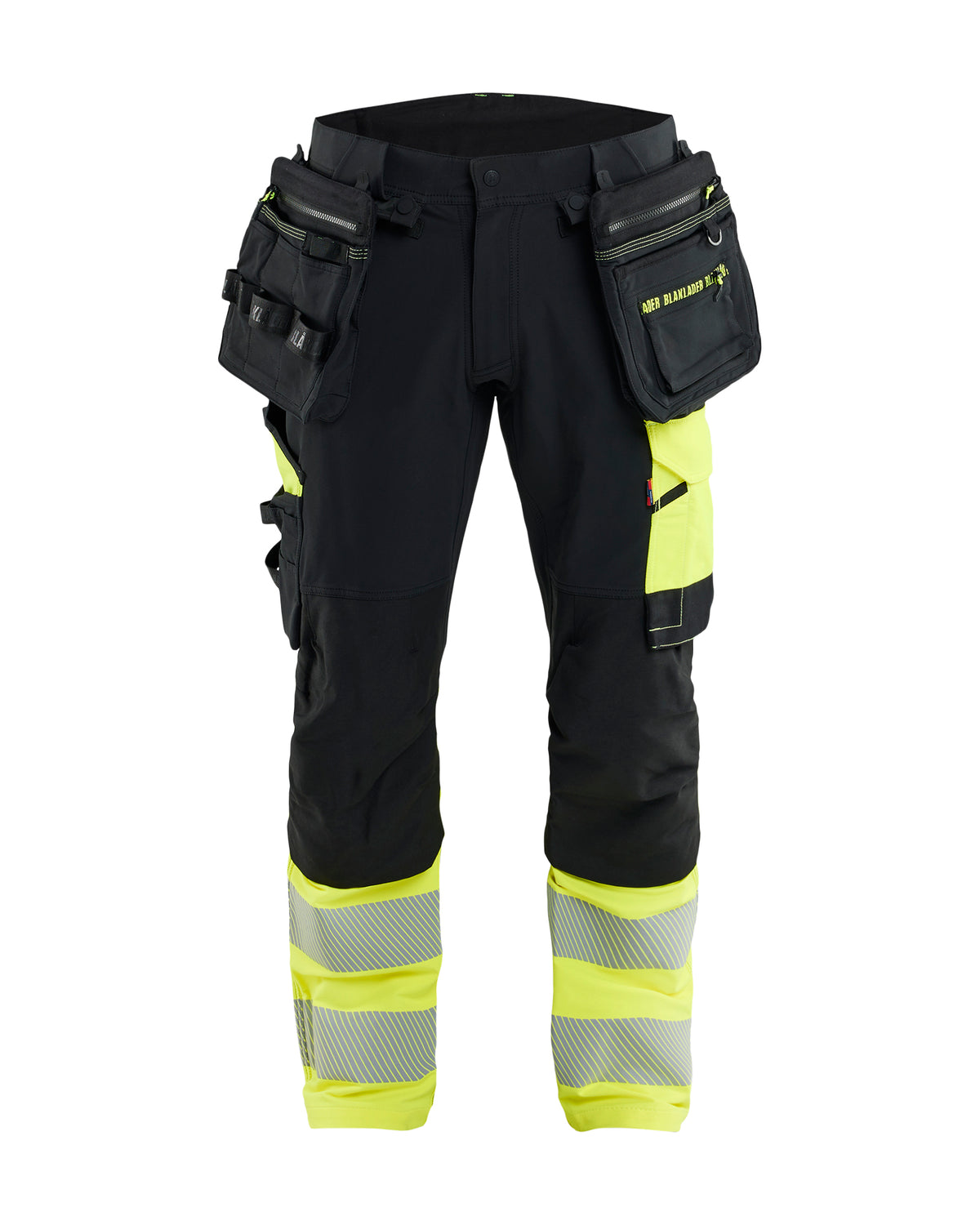 High-Visibility Werkbroek ToolRig - Zwart/High Vis Geel