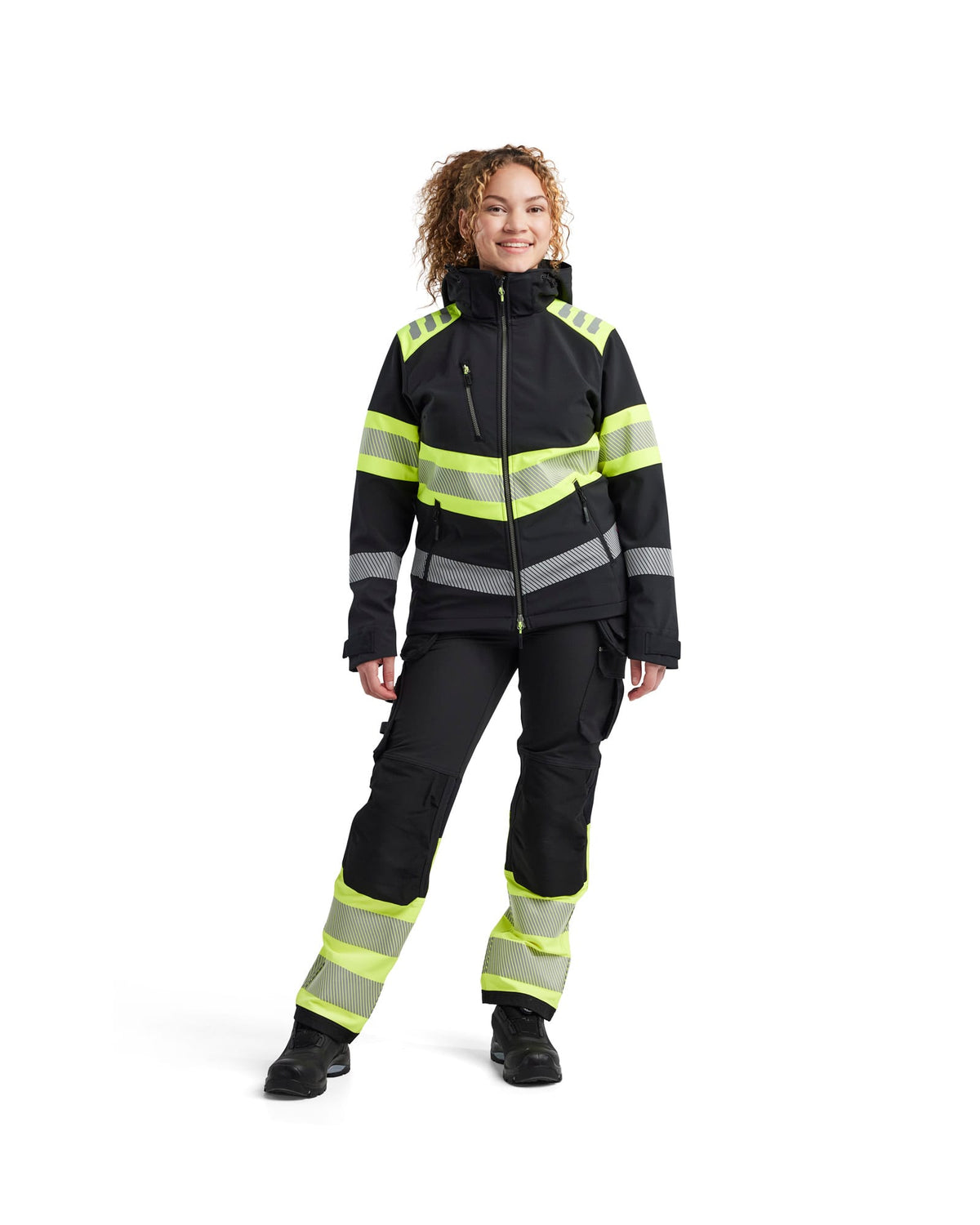 High-Visibility Softshell Jack Dames 4404